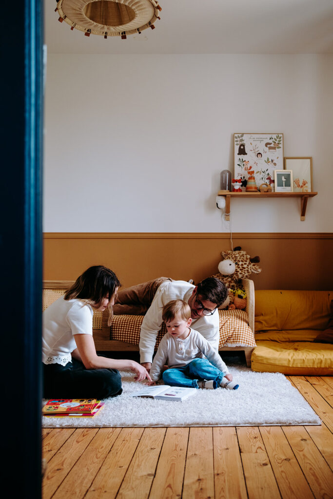 Séance famille à domicile près de Limoges